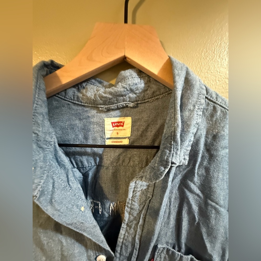 Levi's Classic Blue Button-Up Shirt